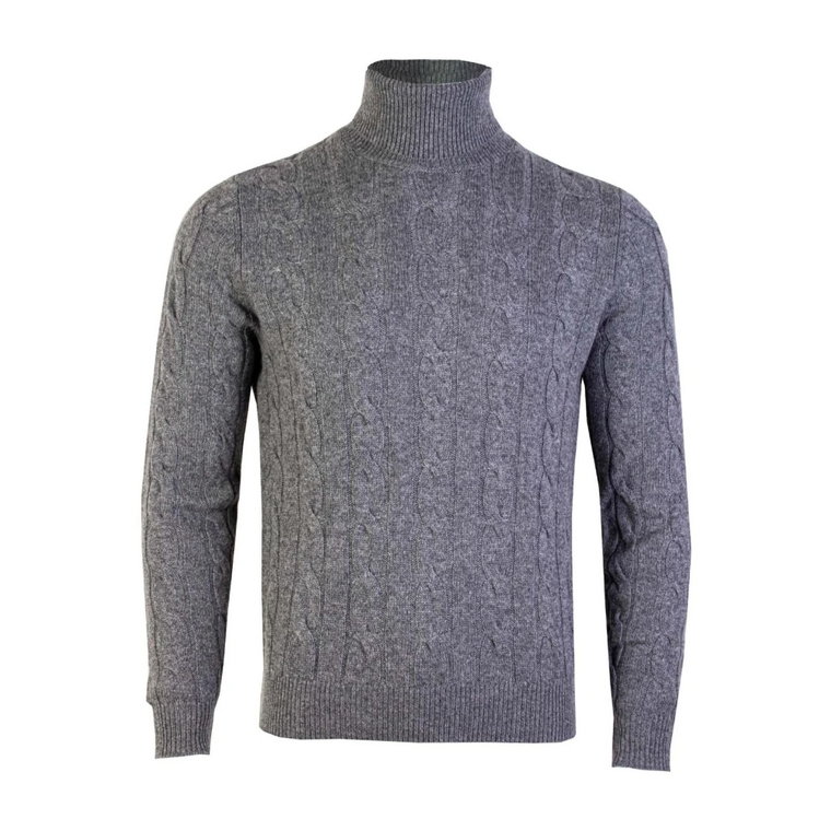 Turtleneck Sweater With Braids Malo