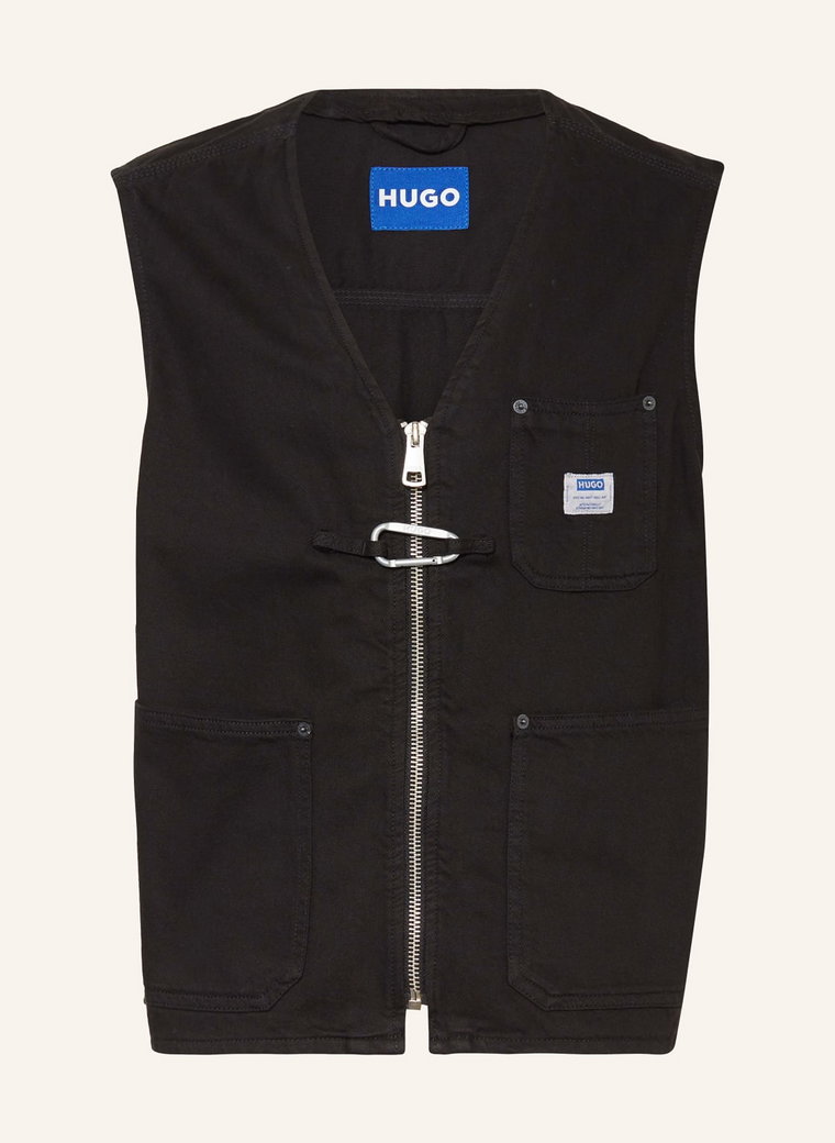 Hugo Blue Kamizelka Jeansowa Lunus schwarz