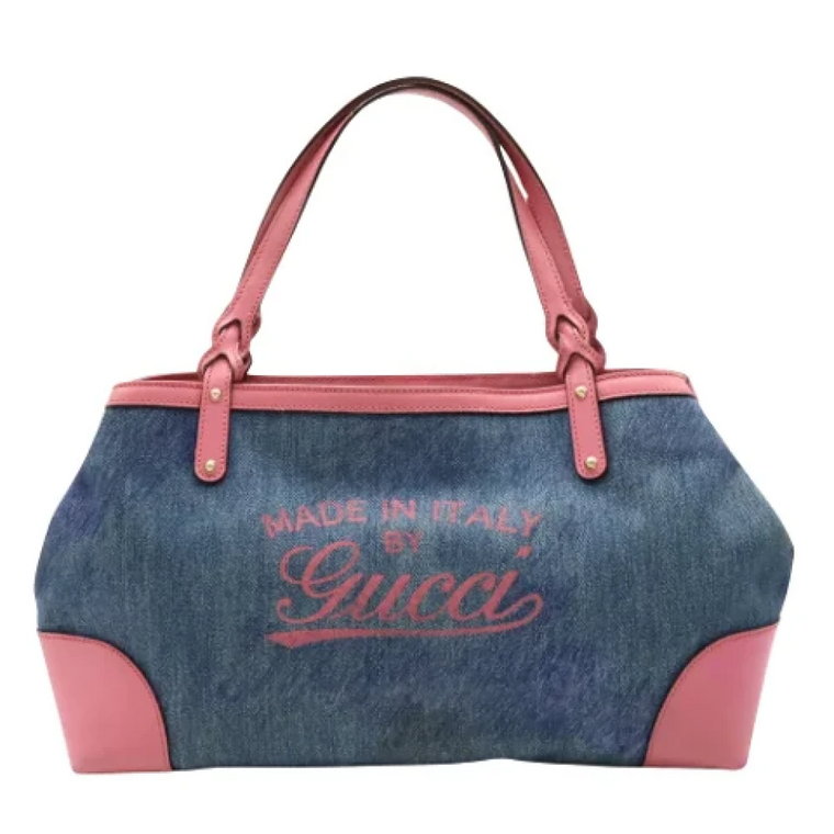 Pre-owned Denim gucci-bags Gucci Vintage