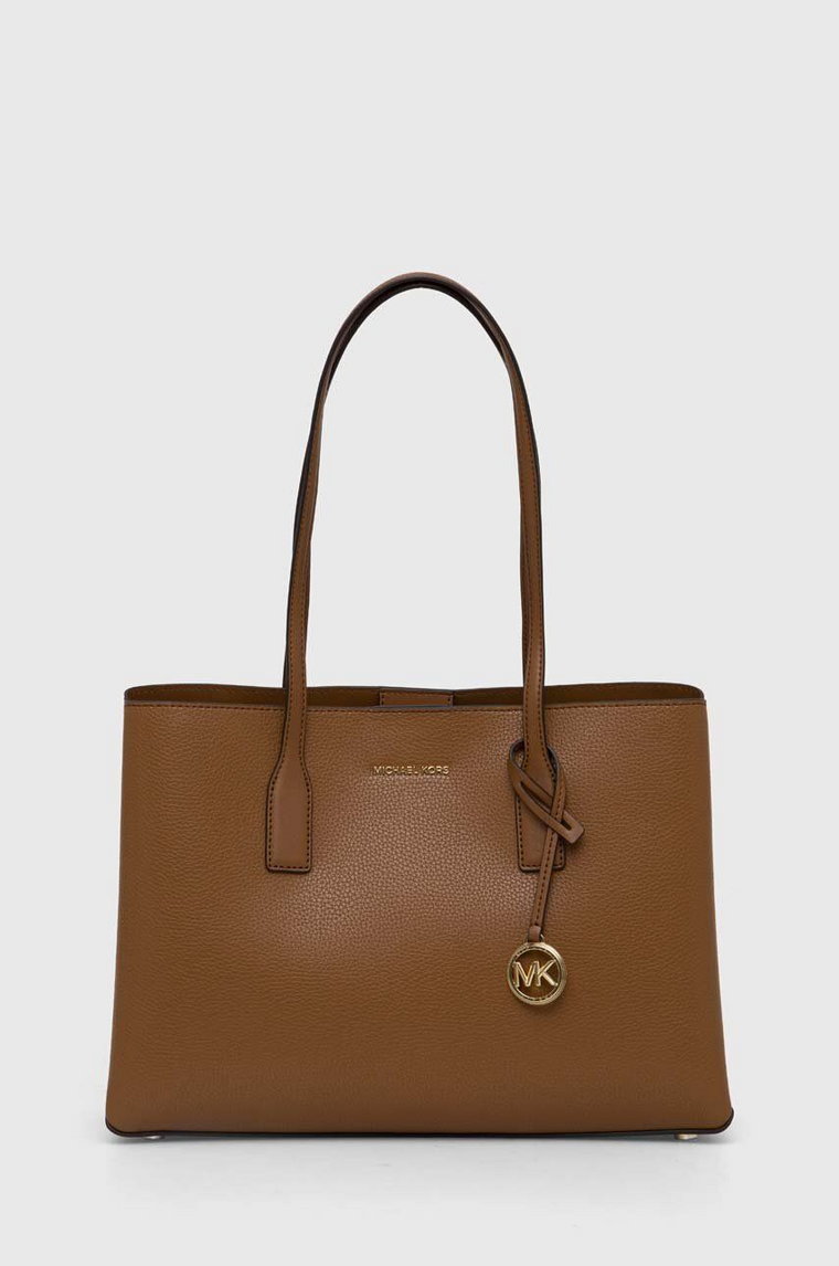 MICHAEL Michael Kors torebka skórzana kolor brązowy