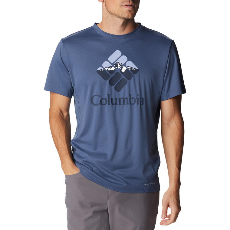 Koszulka trekkingowa męska Columbia Zero Ice Cirro-Cool Graphic