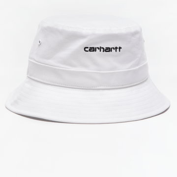 Buckethat Carhartt WIP Script Bucket Hat I026217-290 WHITE