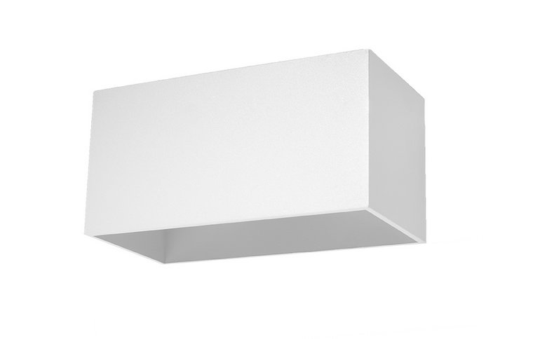 Biały prostokątny kinkiet LED - EX529-Quas