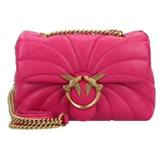 PINKO Love Puff Torba na ramię Skórzany 23 cm pink pinko-antique gold