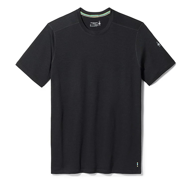 Koszulka męska z krótkim rękawem Smartwool Merino Short Sleeve Tee black - S