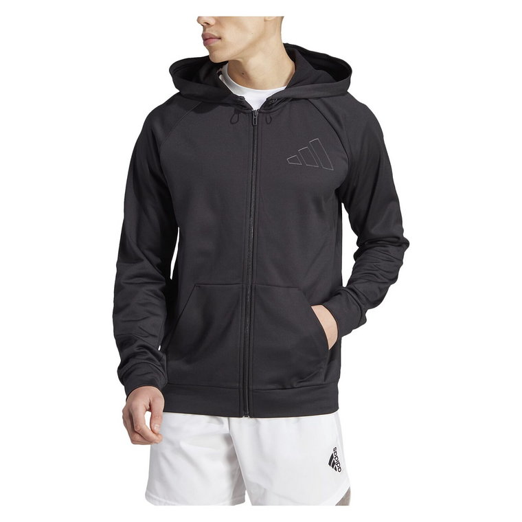 Bluza treningowa męska adidas Game and Go Small Logo Training Full-Zip HZ3060