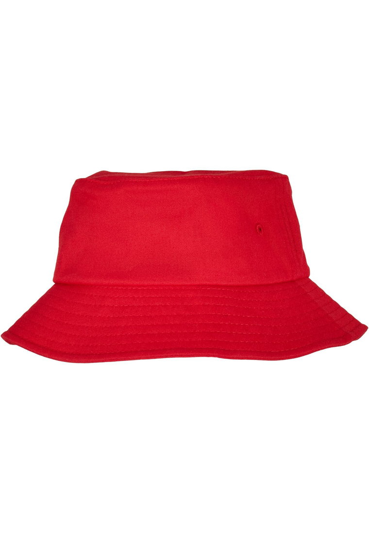 Czapka Z Daszkiem  Bucket Hat Czerwona Flexfit 5003KH Cotton