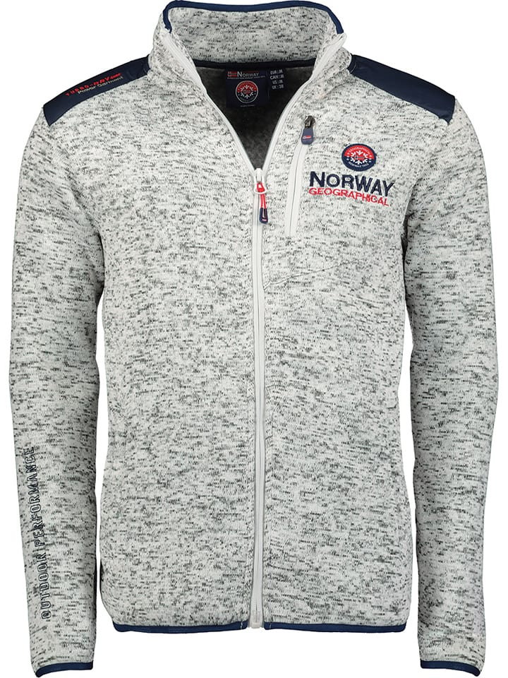 Geographical Norway Kurtka polarowa "Tavid" w kolorze białym