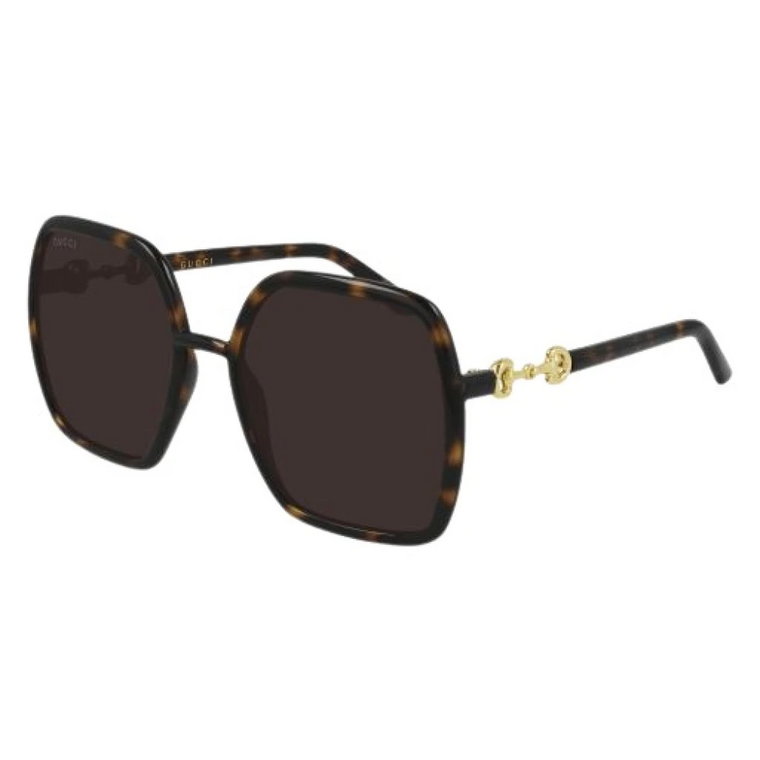Gg0890S Okulary przeciwsłoneczne - Havana Brązowy Gucci