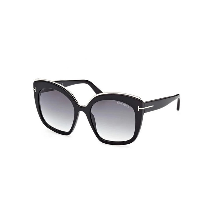 Czarne Ss23 Okulary przeciwsłoneczne dla kobiet Tom Ford
