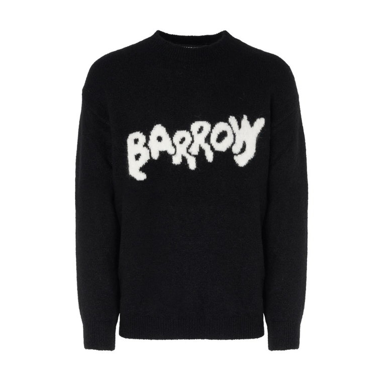 Czarny sweter z Maxi Logo Barrow