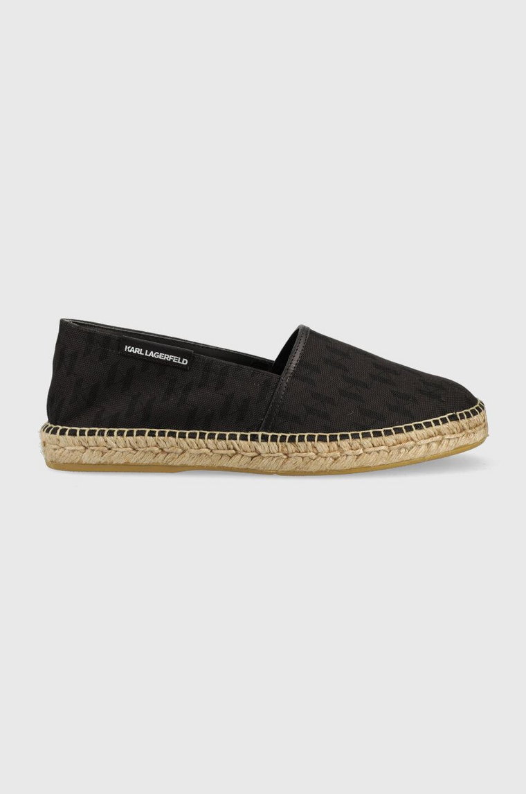 Karl Lagerfeld espadryle KAMINO kolor czarny KL70103