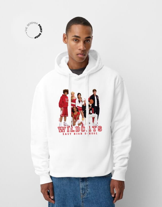 Bershka High School Musical  Bluza Mężczyzna Xl Biały