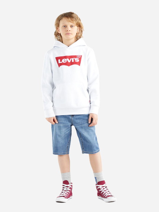 Bluza z kapturem chłopięca Levis 9E8778-001 164 cm Biała (3665115259254). Bluzy z kapturem chłopięce