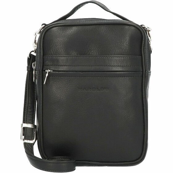 Harold's Country Handbag Leather 18 cm schwarz
