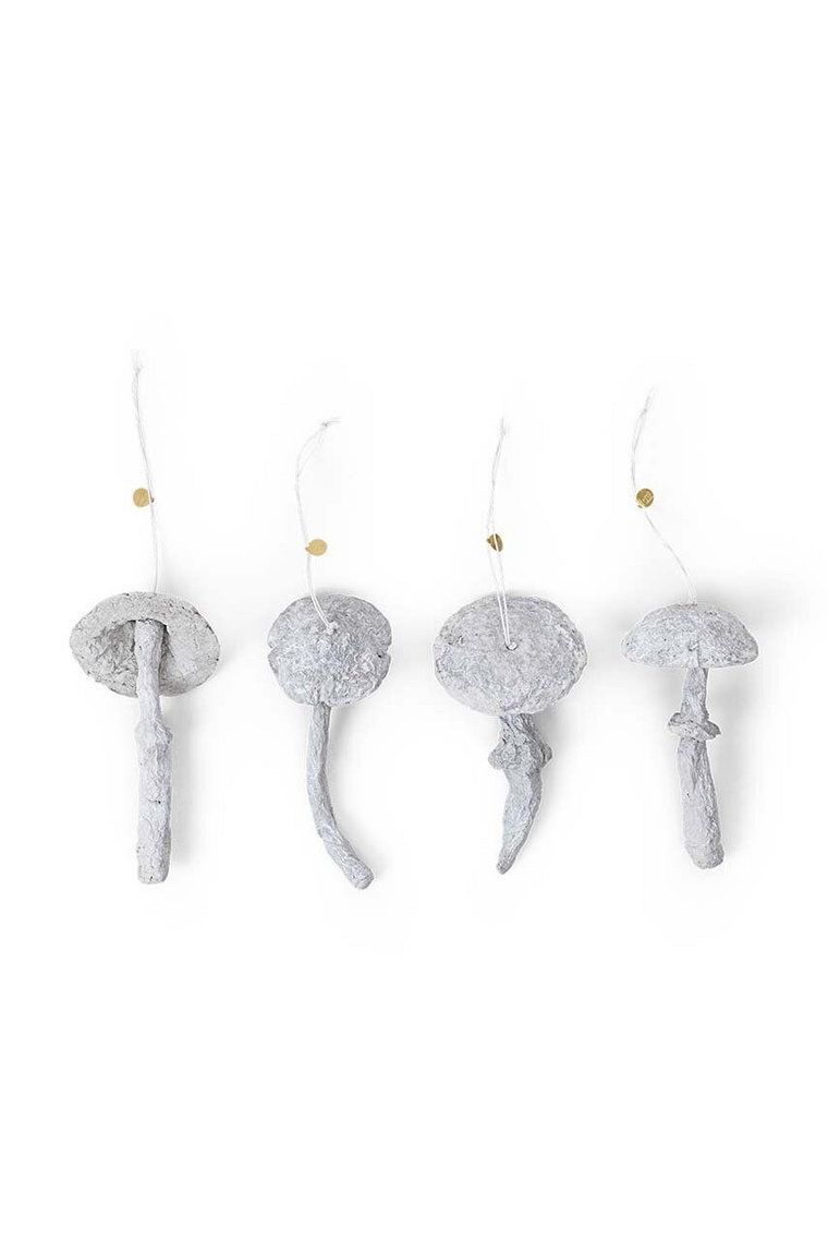 ferm LIVING zestaw ozdób świątecznych Mushroom Ornaments 4-pack