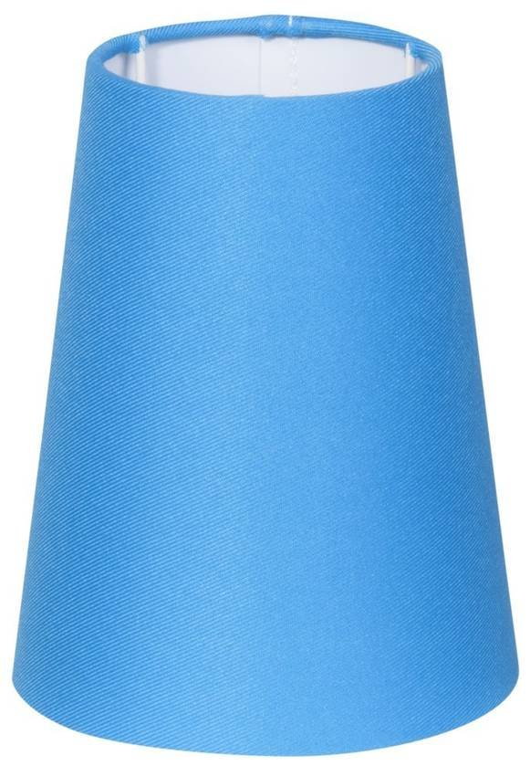 Abażur Niebieski Stożek 15X12,5Cm E14 Tkanina/Pcv Cone Candellux 77-10551