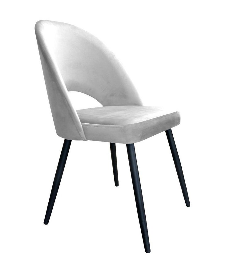 Krzesło ATOS Polo MG39, biało-czarne, 87x64x53 cm