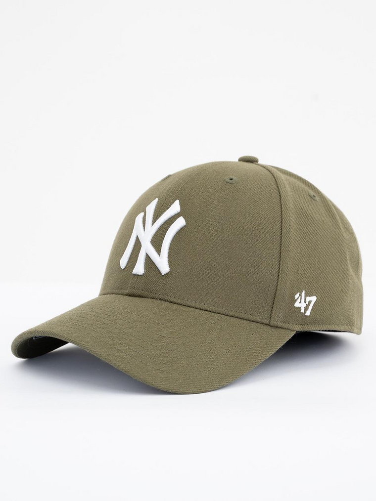 Czapka Z Daszkiem Snapback Ciemna Zielona 47 Brand New York Yankees MLB MVP Wool All