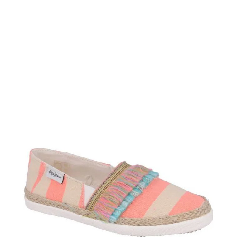 Pepe Jeans London Espadryle NORA FRINGES