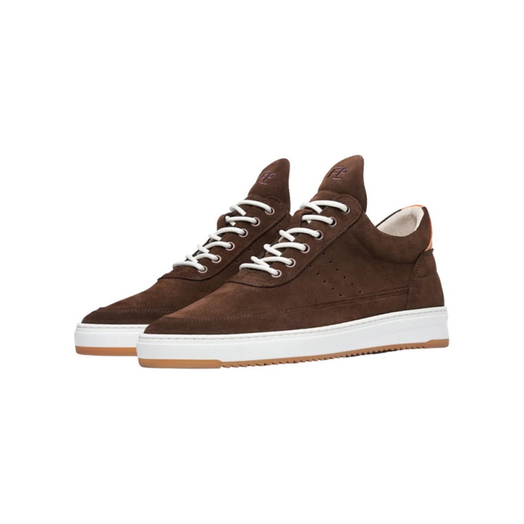 Brązowe Low Top Camino Sneakers Filling Pieces