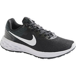 Czarno-białe sneakersy nike revolution 6 - Damskie - Kolor: Czarno-białe - Rozmiar: 37.5