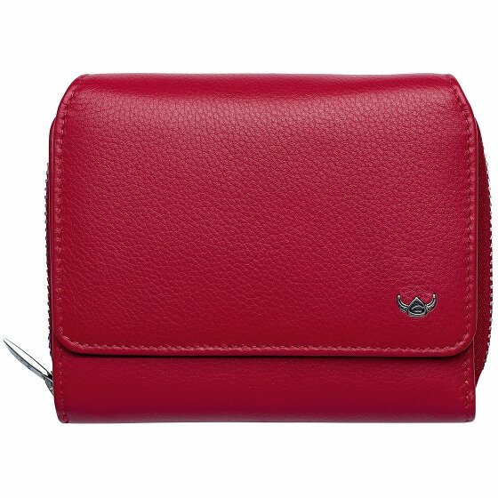 Golden Head Madrid Wallet RFID Leather 11,5 cm rot