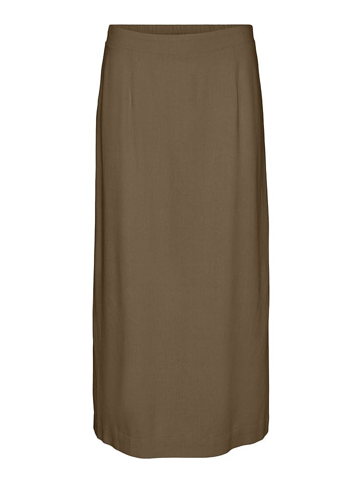 Vero Moda Spódnica w kolorze brązowym