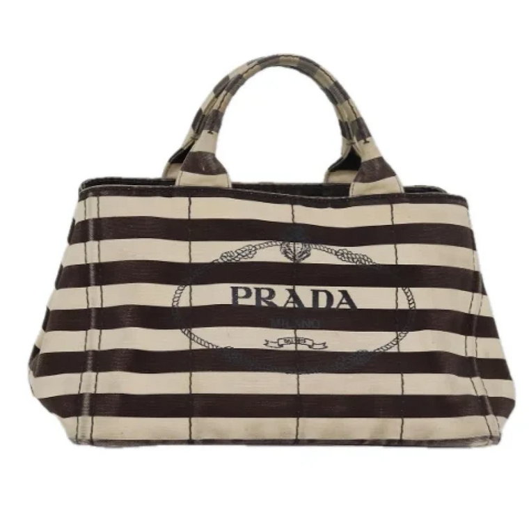 Pre-owned Canvas handbags Prada Vintage