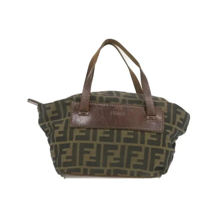 Pre-owned Canvas handbags Fendi Vintage