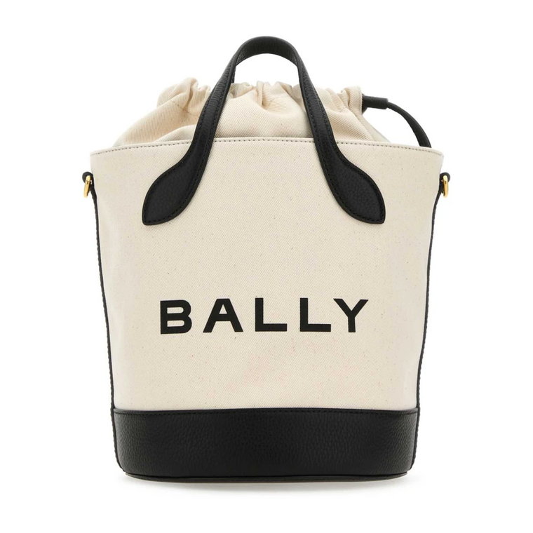 Canvas Bar Bucket Bag Bally