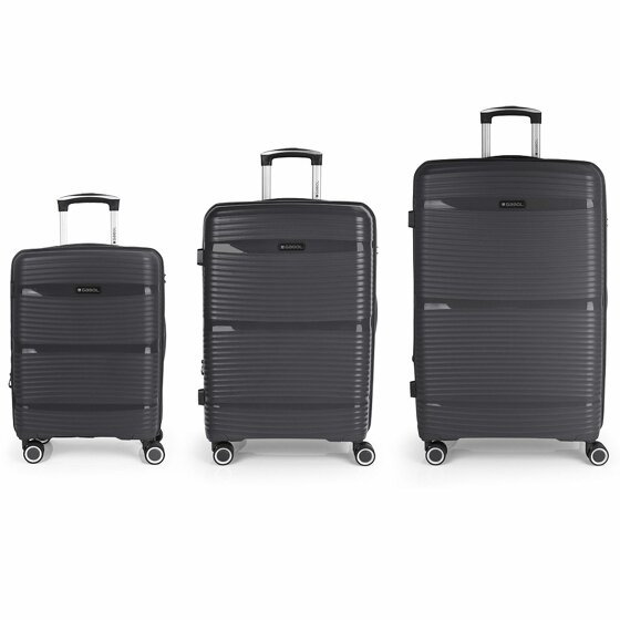 Gabol Akane 4 Roll Suitcase Set 3szt. gris