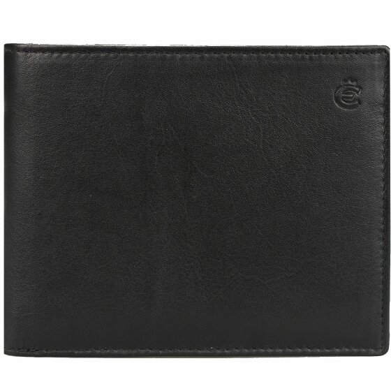 Esquire Eco Wallet II Leather 12 cm black