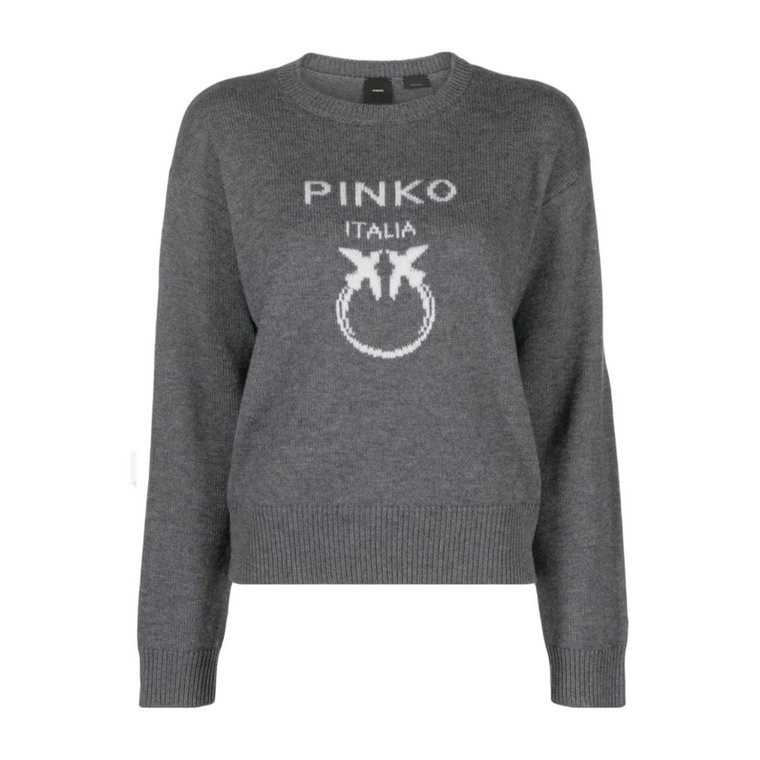 Szare Swetry dla Kobiet Pinko