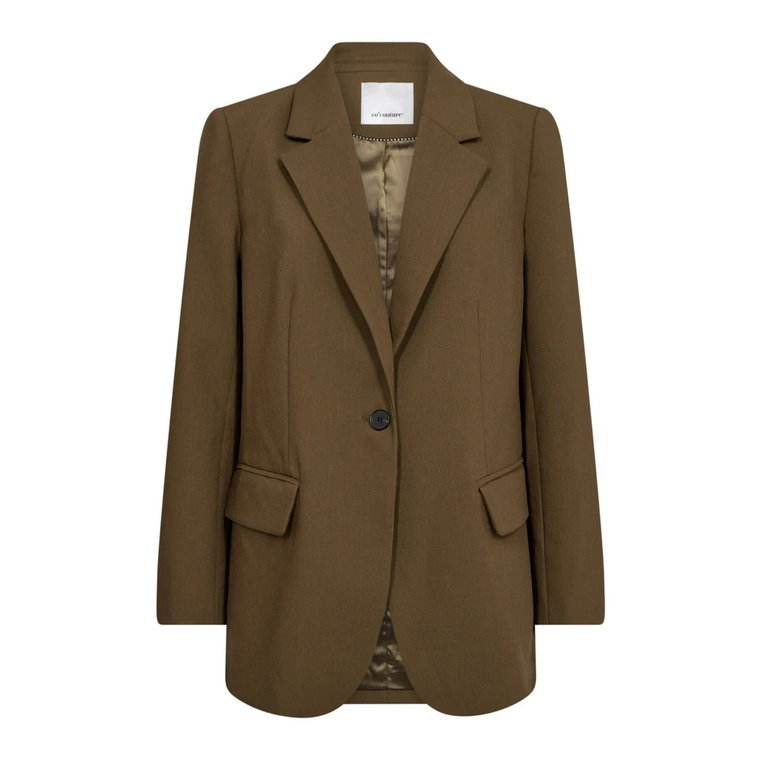 Oversize Blazer Army Zielony Co'Couture