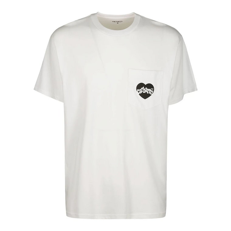 Biała Amour Pocket T-Shirt Carhartt Wip