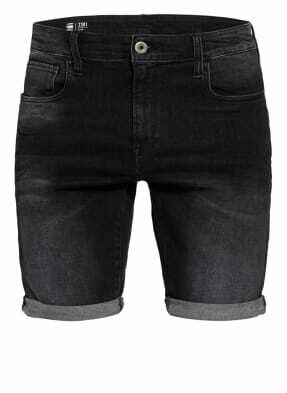 G-Star Raw Szorty Jeansowe 3301 Slim Fit blau