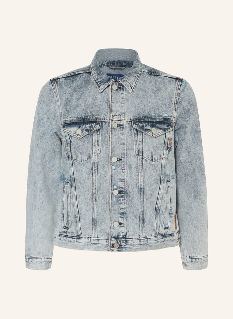 Scotch & Soda Kurtka Jeansowa blau