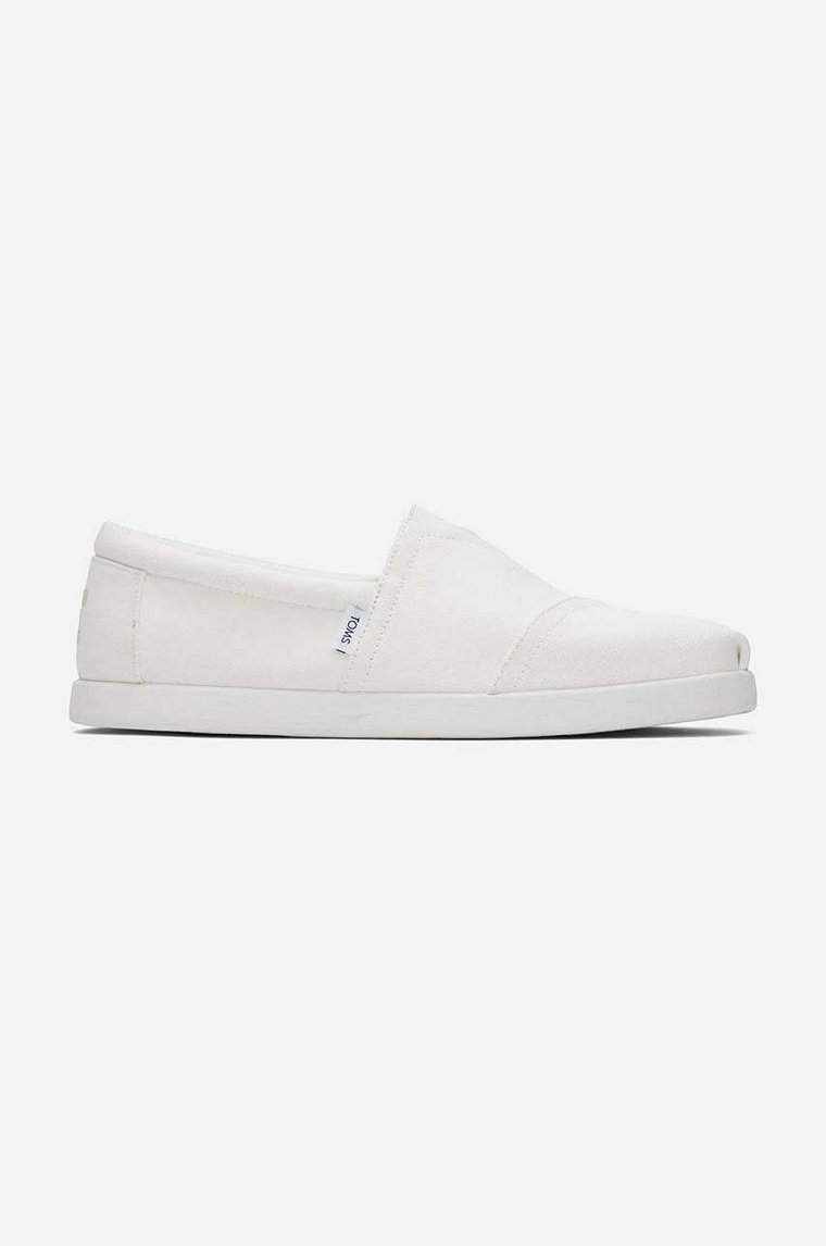 Toms espadryle Toms Alpargata Forward 10019876 WHITE męskie kolor biały