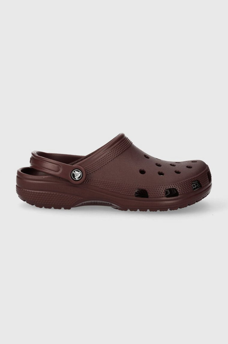 Crocs klapki Classic męskie kolor bordowy 10001