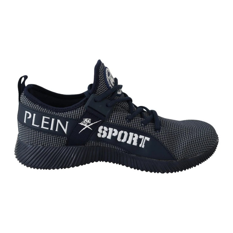 Blue Indaco Polyester Carter Sneakers Shoes Plein Sport