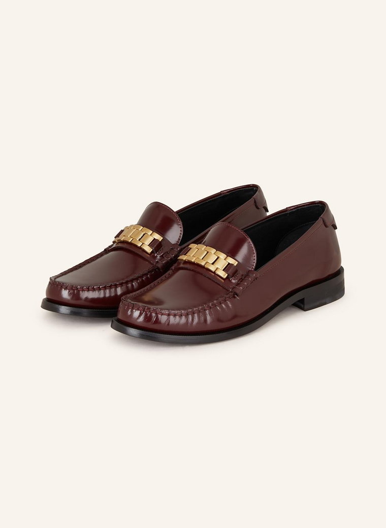 Victoriabeckham Lakierowane Loafersy rot