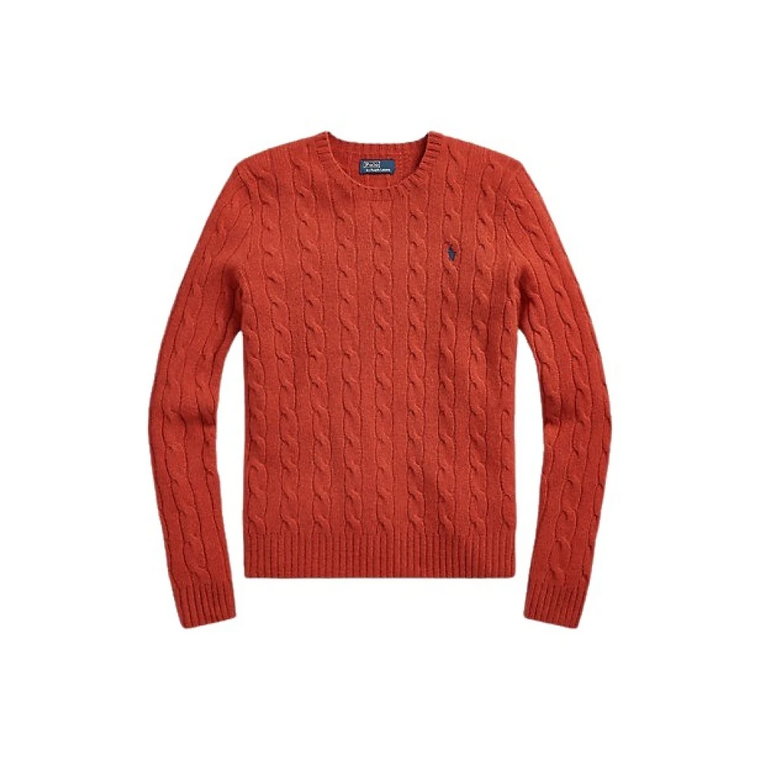 Sweter z kaszmiru z warkoczowym wzorem Polo Ralph Lauren