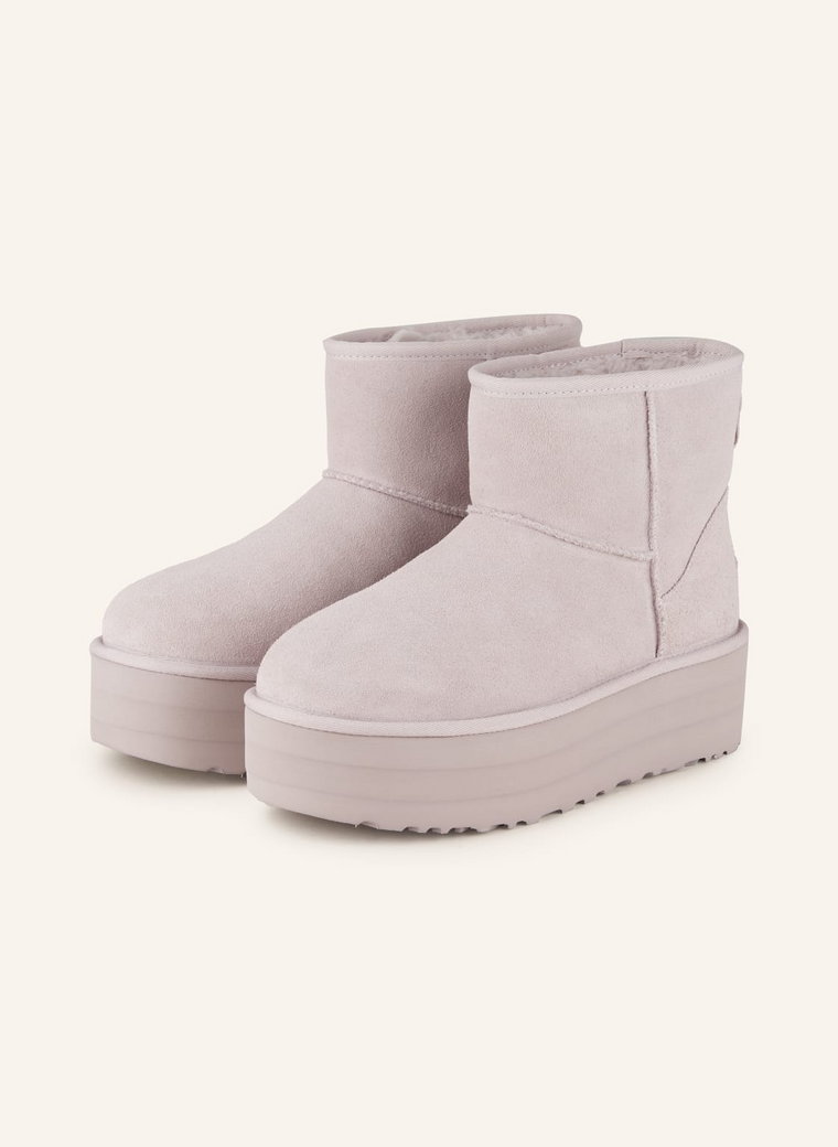 Ugg Botki Na Platformie Classic Mini Platform grau