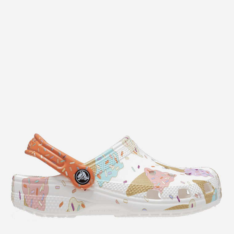 Chodaki dziecięce dla dziewczynki Crocs Classic ice Cream Graphic Cg TCR208572 27-28 Wielokolorowe (196265345656). Chodaki dziewczęce