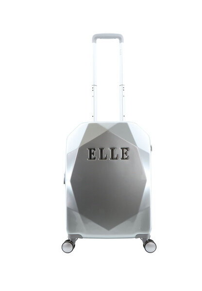 Walizka mała kabinowa ELLE Diamond srebrna