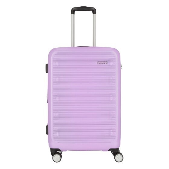 American Tourister Astrobeam 4 kółka Walizka 67 cm z plisą rozprężną pastel lavender