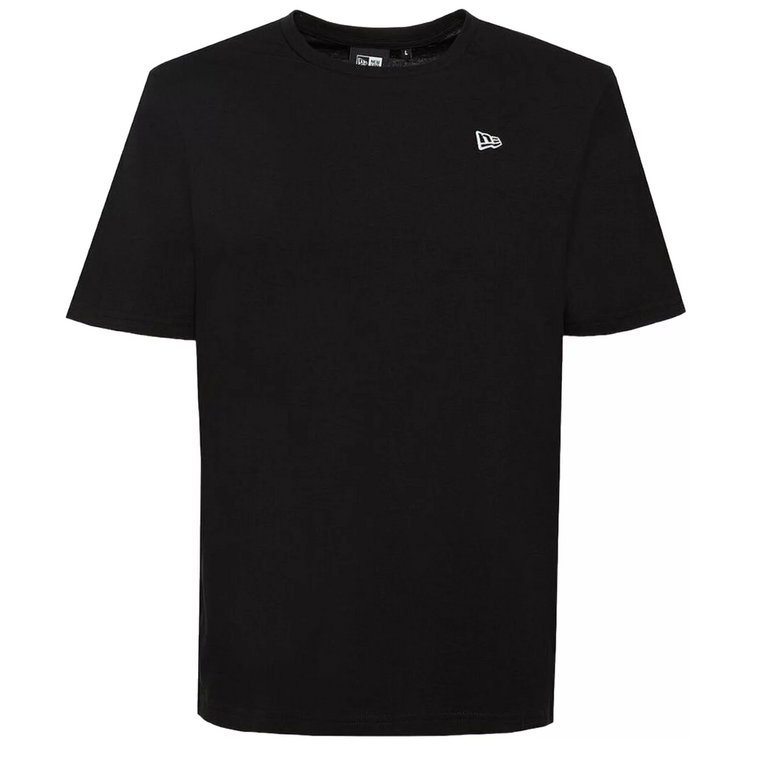New Era NE Essentials Tee 60416742, Męskie, Czarne, t-shirty, bawełna, rozmiar: XL