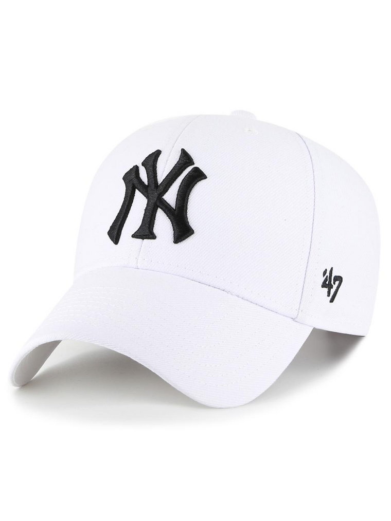 Czapka Z Daszkiem Snapback Biała 47 Brand New York Yankees MLB MVP 47 Wool All