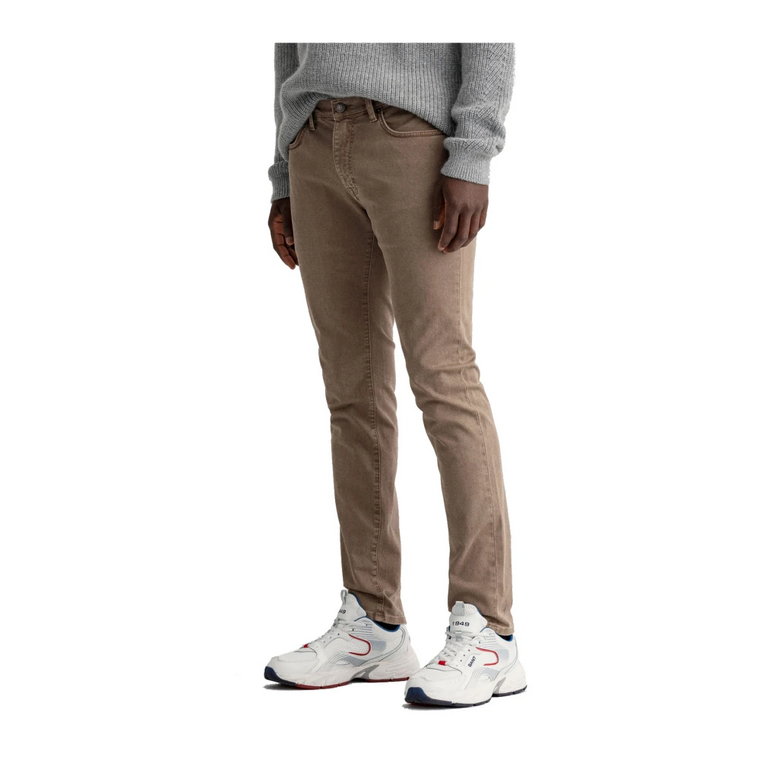 Spodnie Slim-Fit Desert Gant